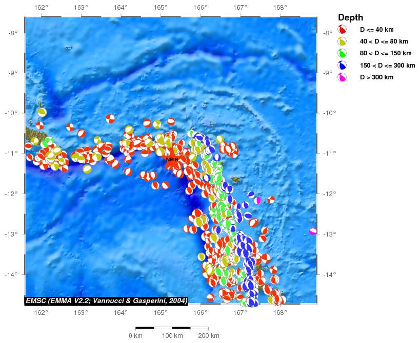 Regional moment Tensor