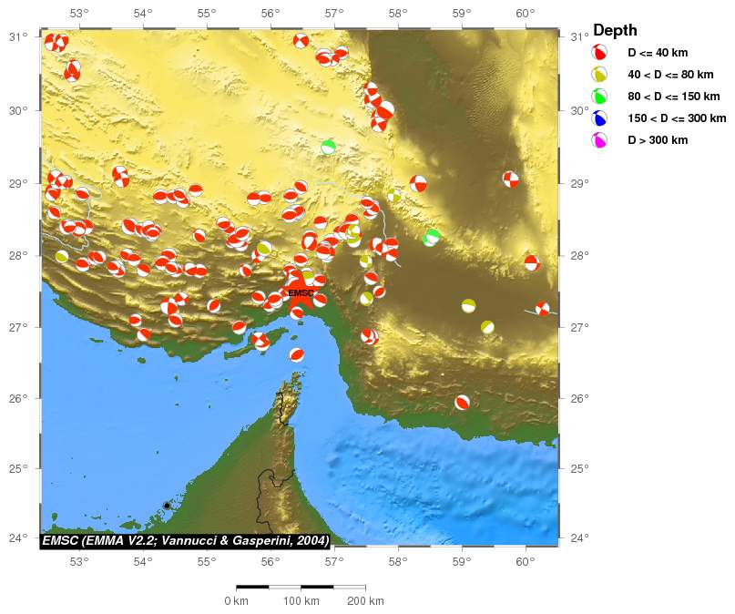 Regional moment Tensor