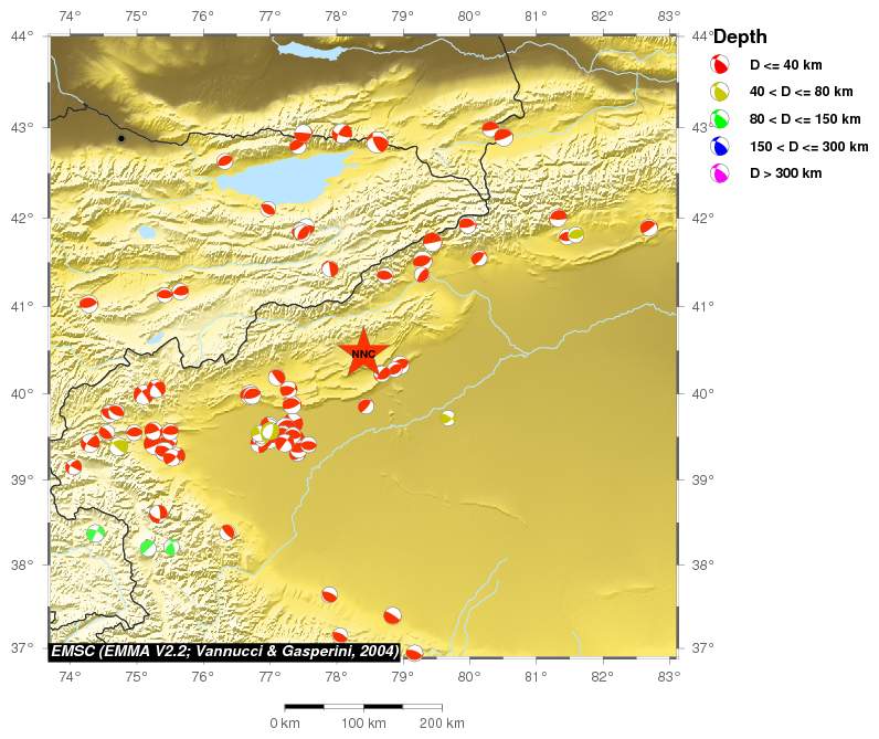 Regional moment Tensor