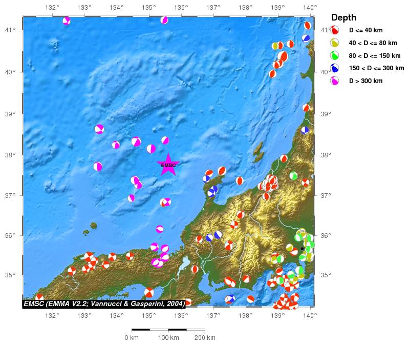 Regional moment Tensor