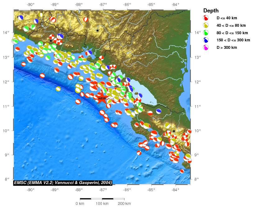 Regional moment Tensor