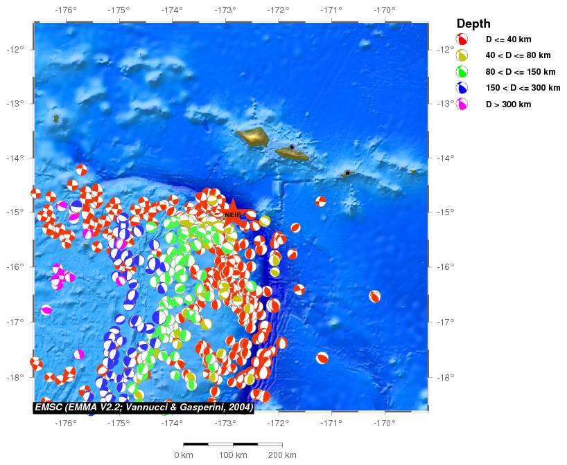 Regional moment Tensor