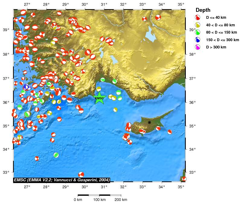 Regional moment Tensor