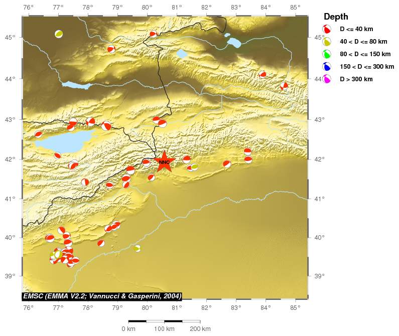 Regional moment Tensor