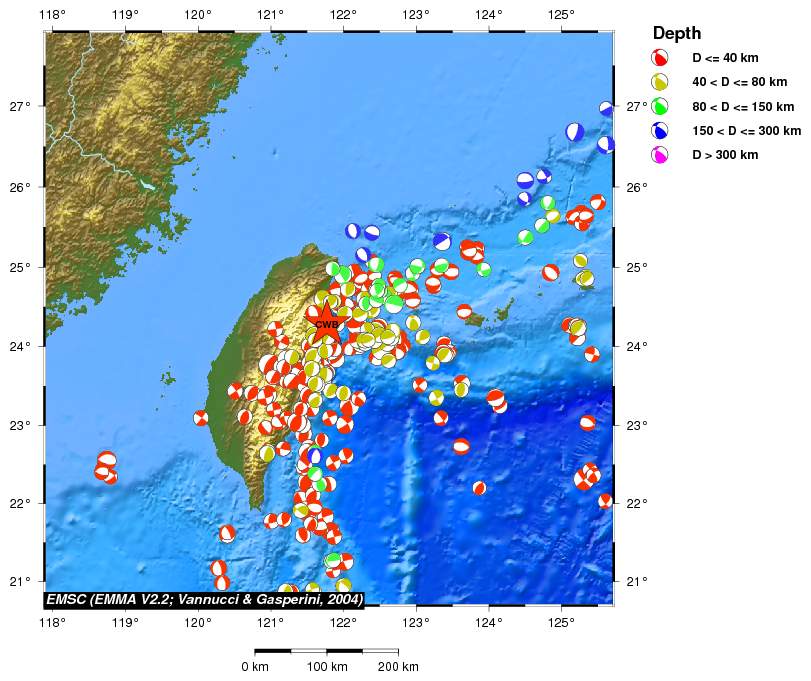 Regional moment Tensor