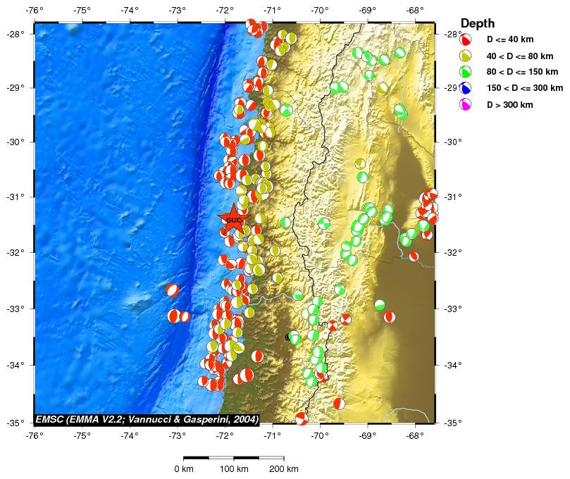 Regional moment Tensor