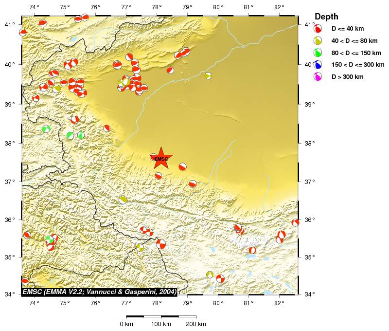 Regional moment Tensor