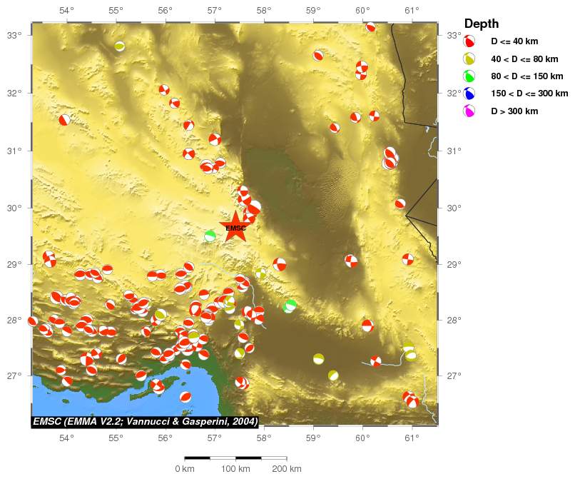 Regional moment Tensor