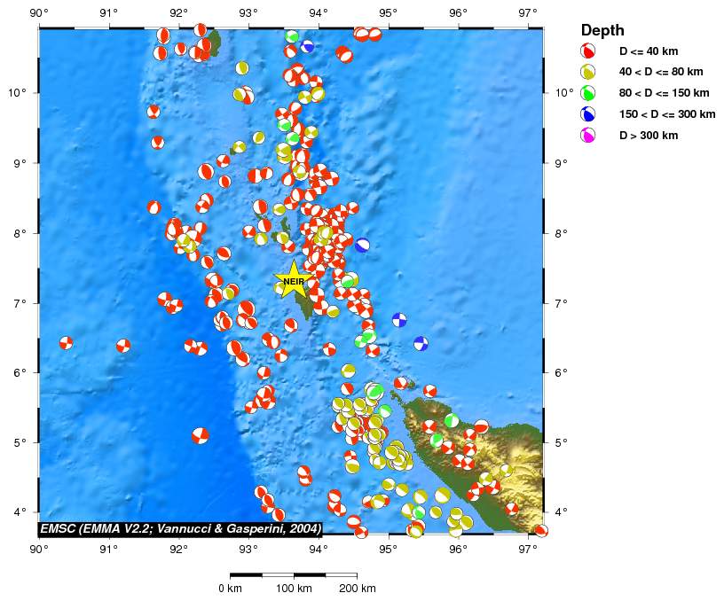 Regional moment Tensor