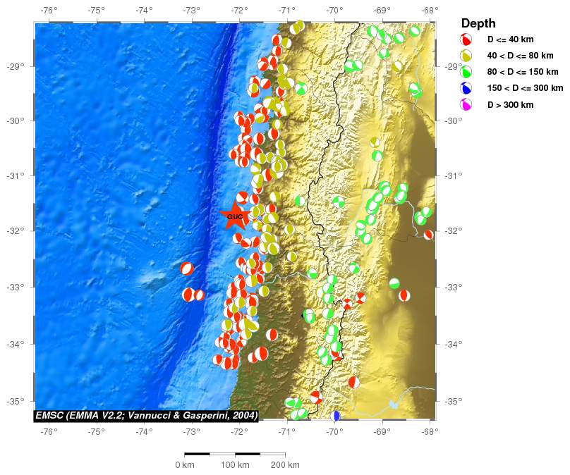 Regional moment Tensor