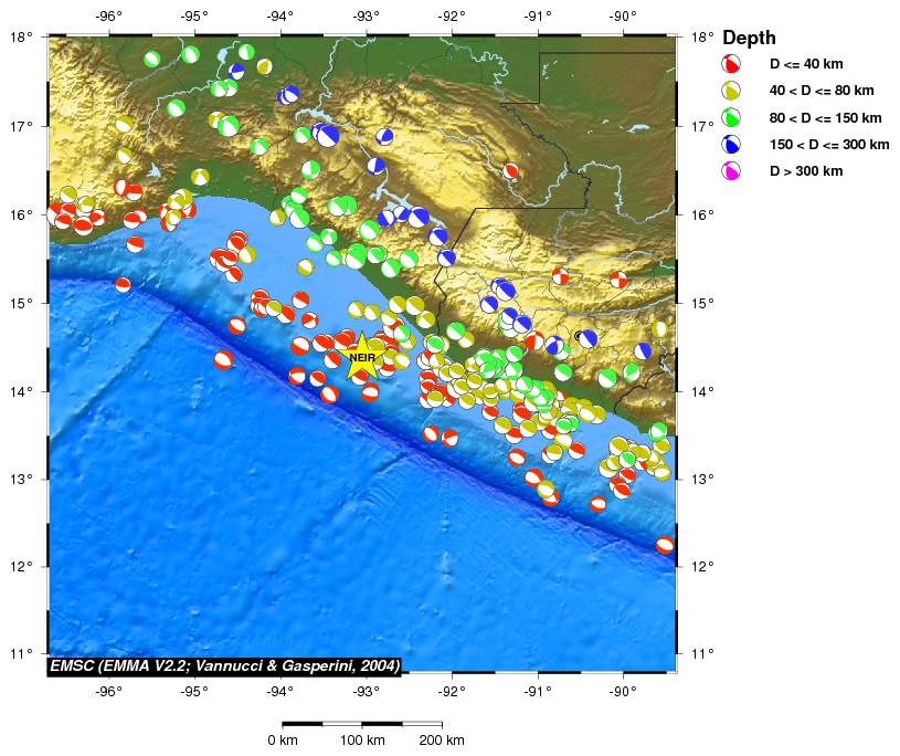 Regional moment Tensor