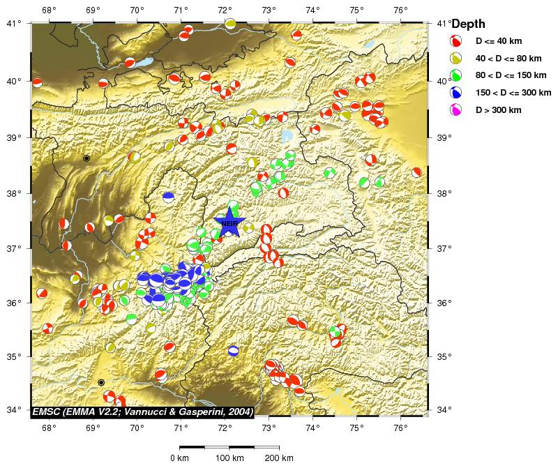 Regional moment Tensor
