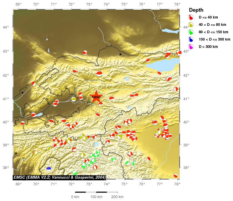 Regional moment Tensor