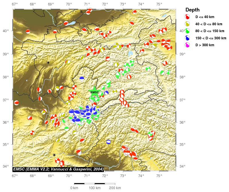 Regional moment Tensor