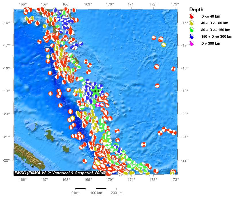 Regional moment Tensor