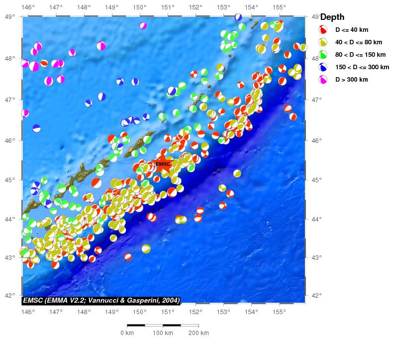 Regional moment Tensor