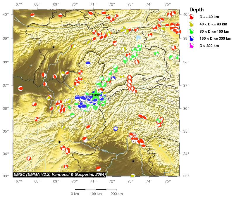 Regional moment Tensor