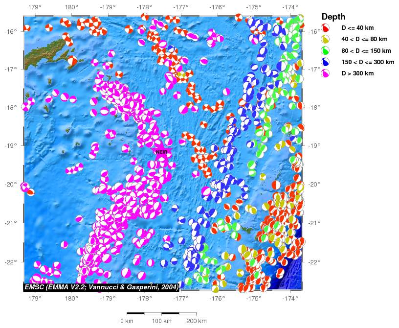 Regional moment Tensor