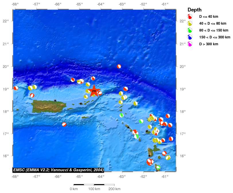 Regional moment Tensor