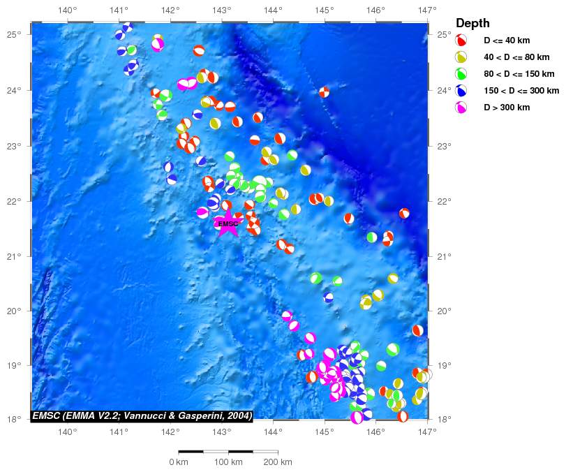Regional moment Tensor