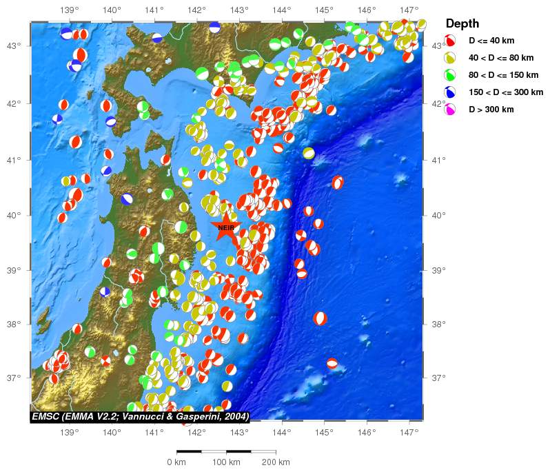 Regional moment Tensor