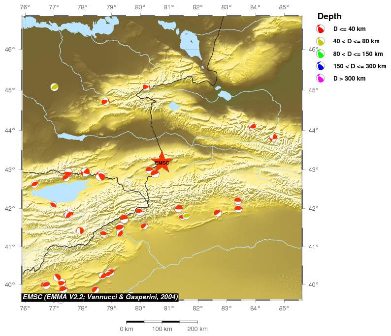 Regional moment Tensor