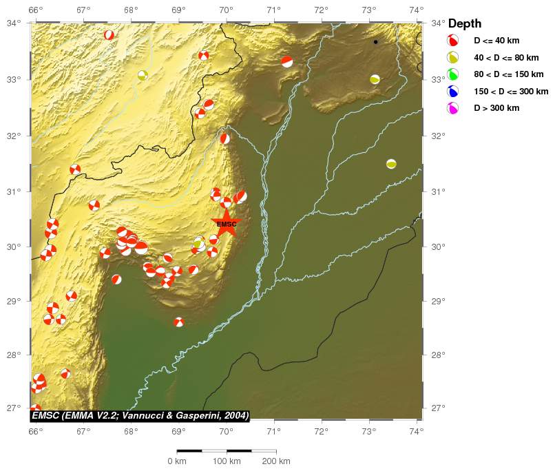 Regional moment Tensor