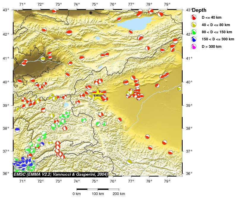 Regional moment Tensor