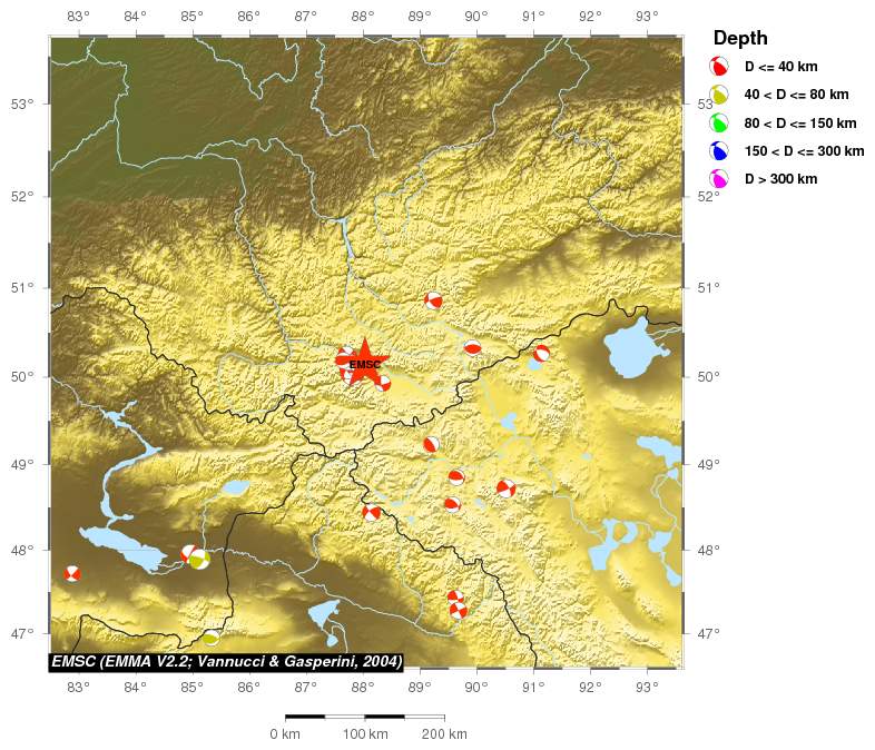 Regional moment Tensor