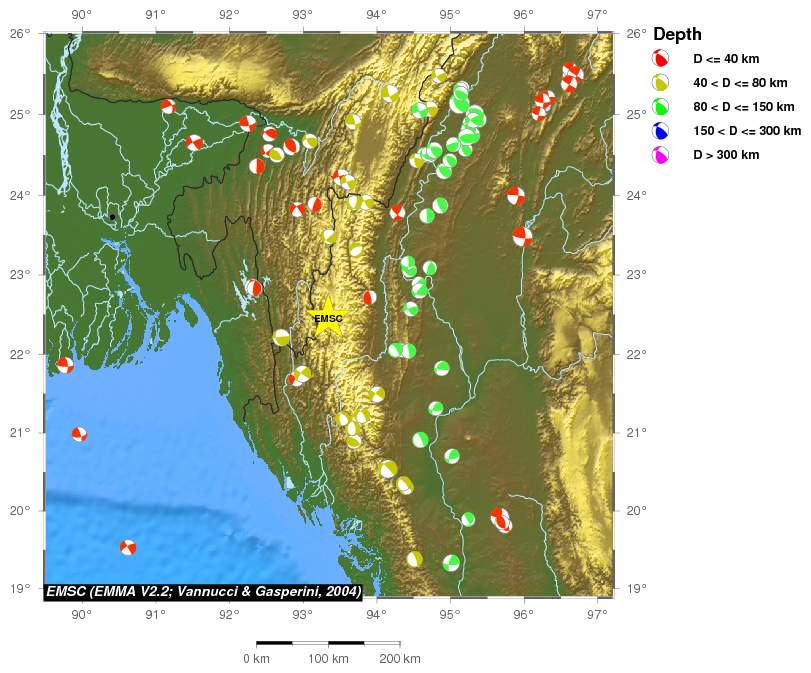 Regional moment Tensor