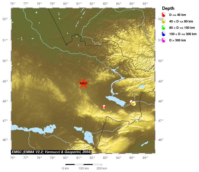 Regional moment Tensor