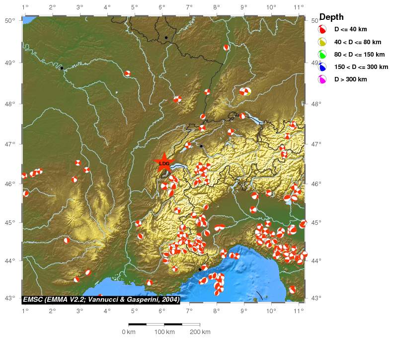 Regional moment Tensor