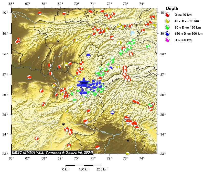 Regional moment Tensor