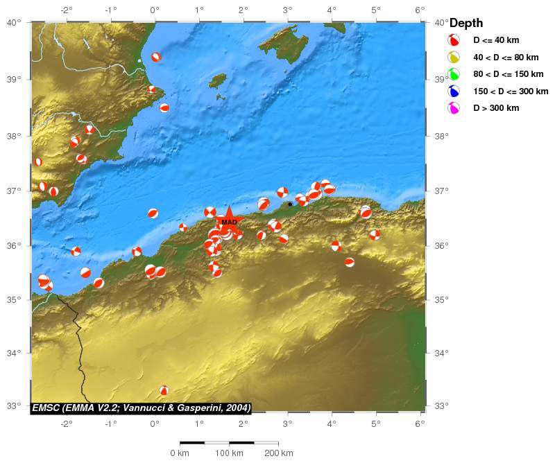 Regional moment Tensor