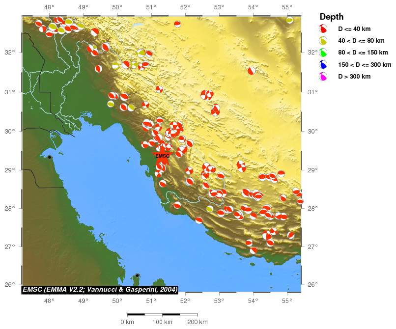 Regional moment Tensor