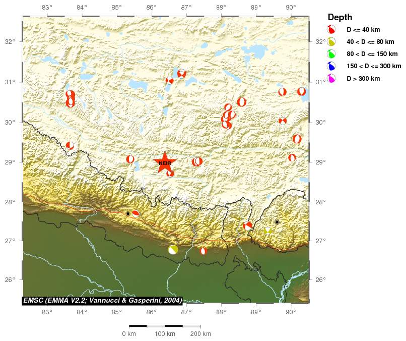 Regional moment Tensor
