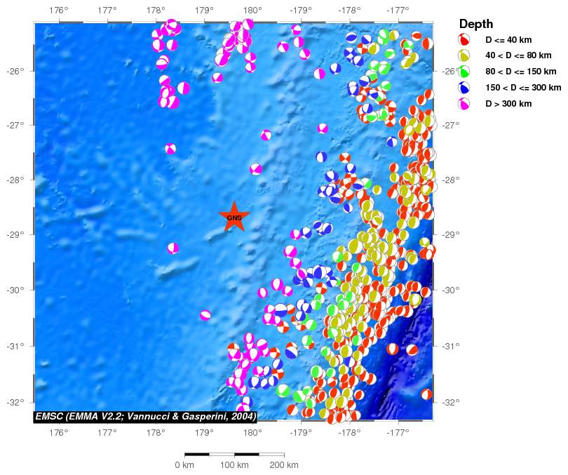 Regional moment Tensor