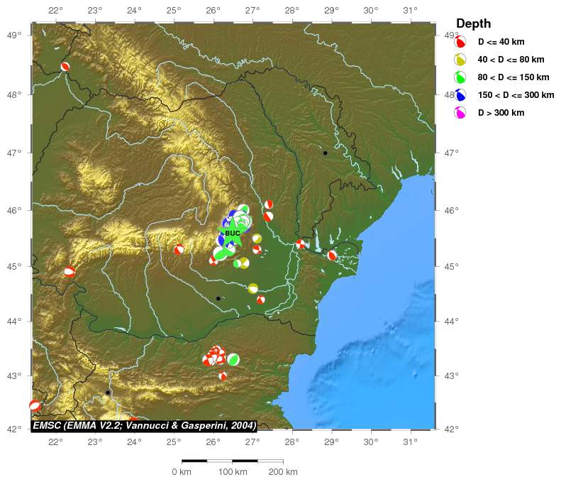 Regional moment Tensor