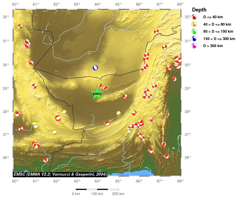 Regional moment Tensor