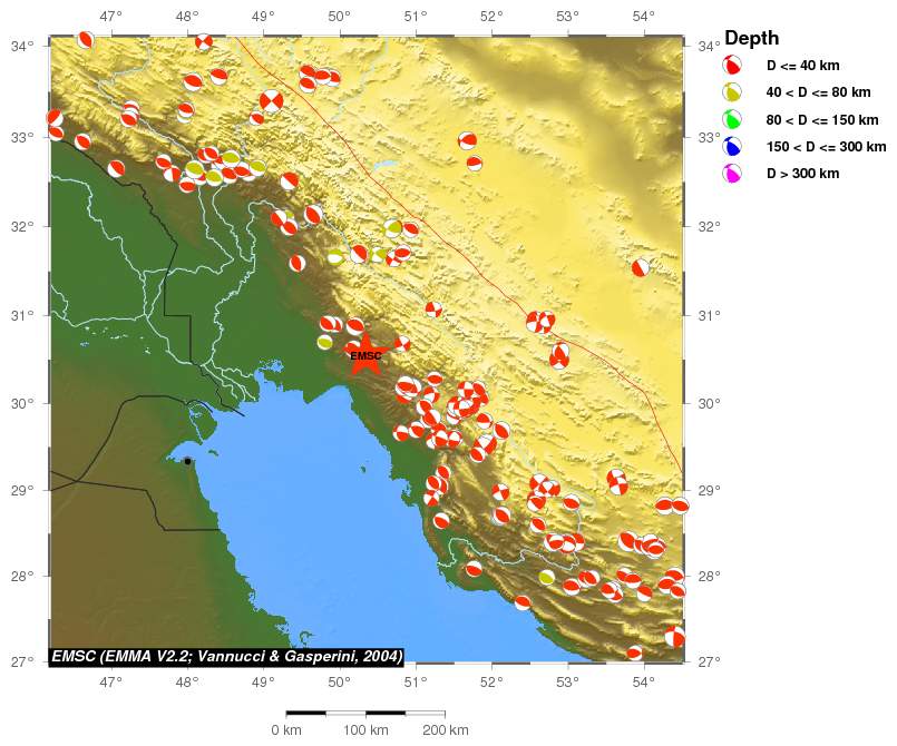 Regional moment Tensor