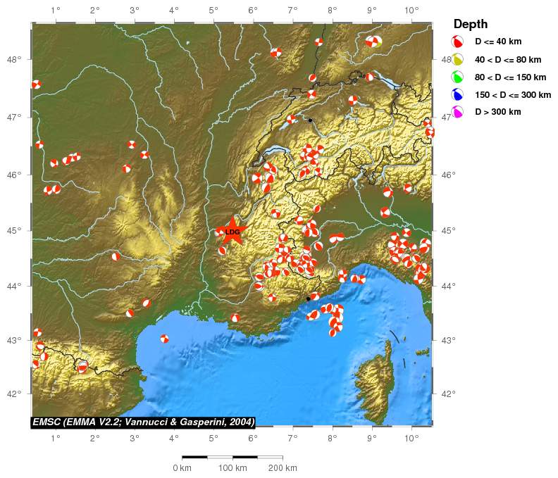 Regional moment Tensor