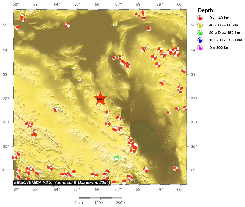 Regional moment Tensor