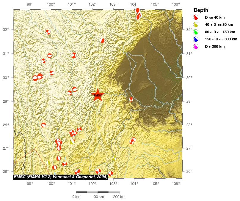 Regional moment Tensor
