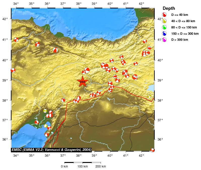 Regional moment Tensor