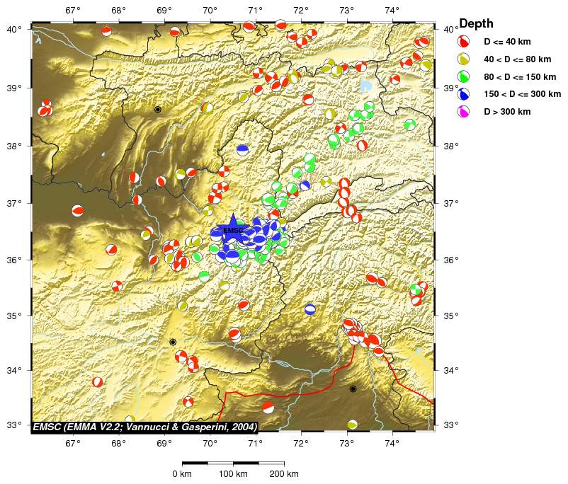 Regional moment Tensor