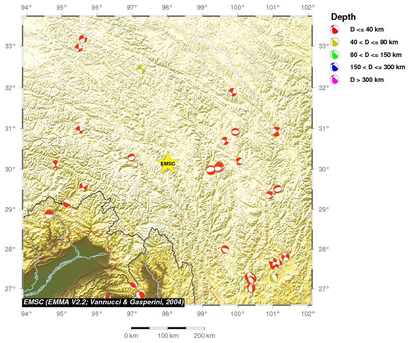 Regional moment Tensor