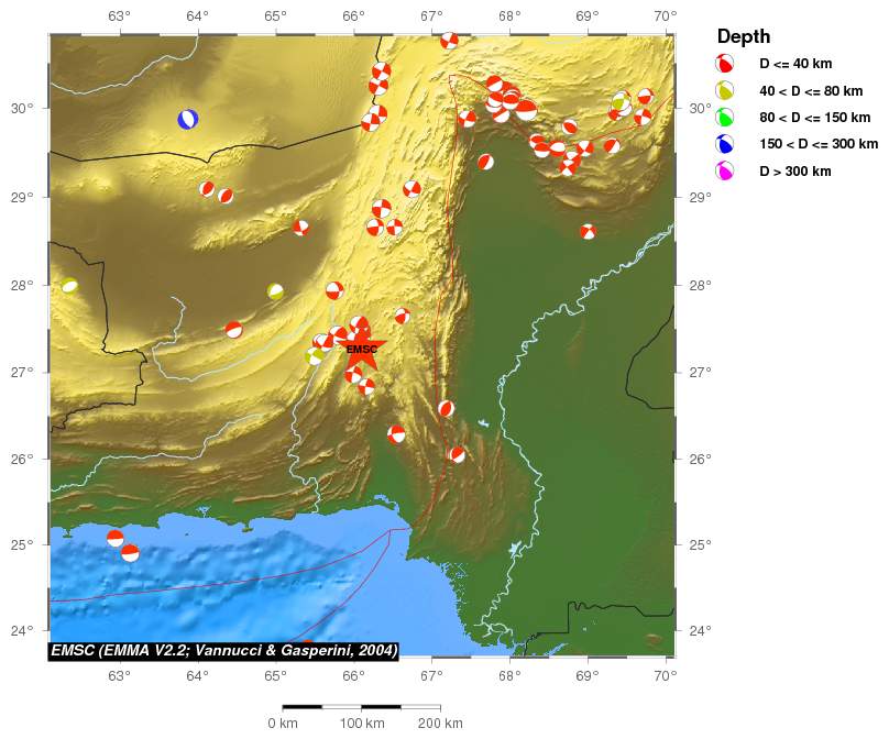 Regional moment Tensor