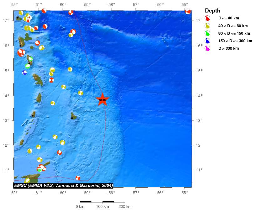 Regional moment Tensor