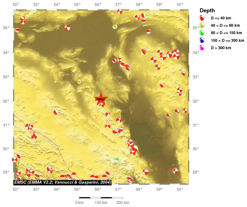 Regional moment Tensor