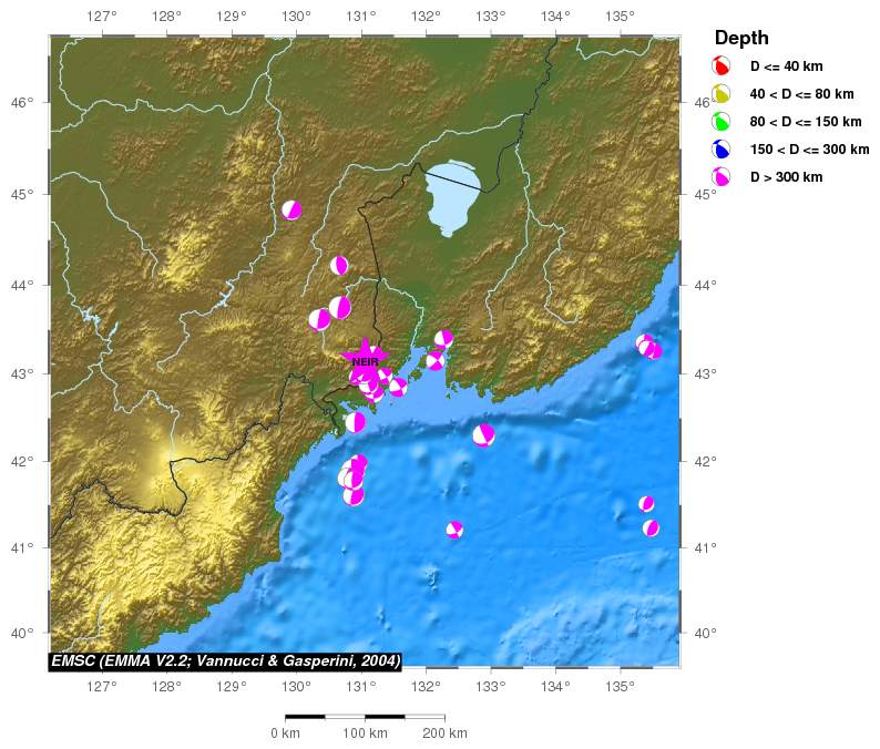 Regional moment Tensor